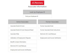 The JCPenney Associate Kiosk Login