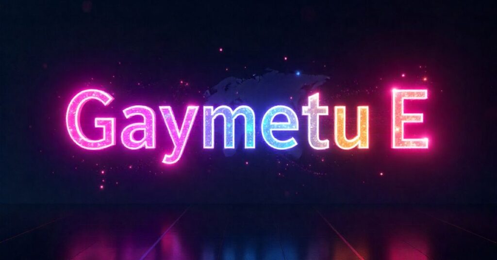 Gaymetu E: The Future of Inclusive Gaming Gaymetu E: The Future of Inclusive Gaming